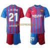 Original Trikotsatz FC Barcelona Frenkie de Jong 21 Heimtrikot 2021-22 Für Kinder